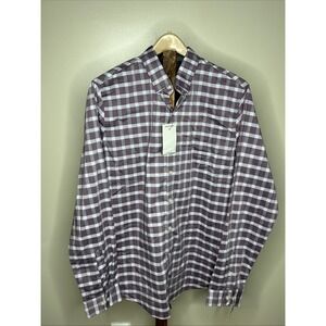 Van Heusen Men's Big & Tall Plaid Long Sleeve Button-Up Shirt Size XLT NWTs